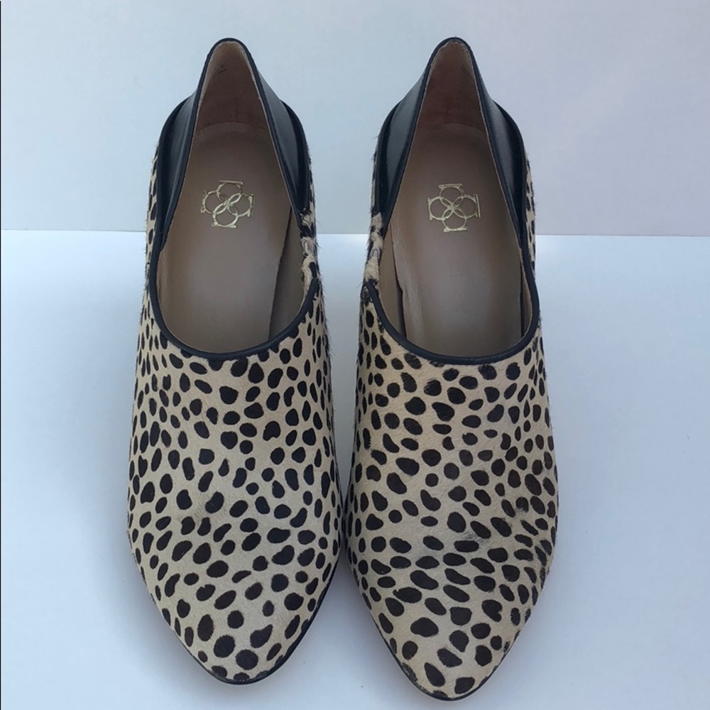 Ann Taylor Ankle Bootie Calf HairAnimal Print NWOB - Picture 4 of 8